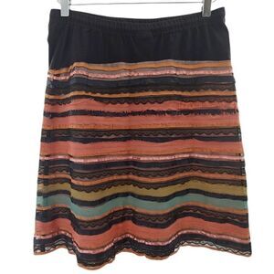 Layered ribbon maternity skirt size small